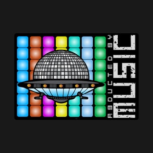 Alien Ufo Abducted by Music Disco Club T-Shirt