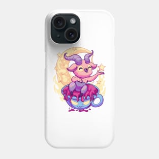 Pastel Goth Kawaii Baphomet Tea Phone Case