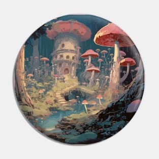 Fungi Forest Pin
