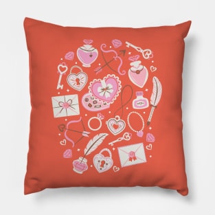 Valentine's Day Red Pillow