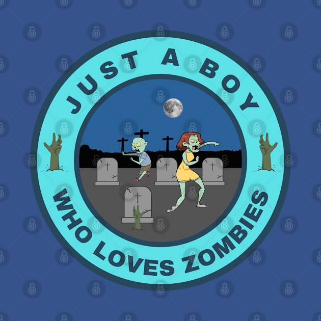 Just a boy who loves Zombies by InspiredCreative