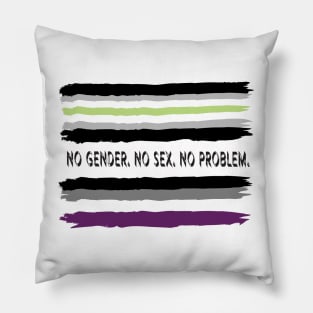 No Gender. No Sex. No Problem. Pillow