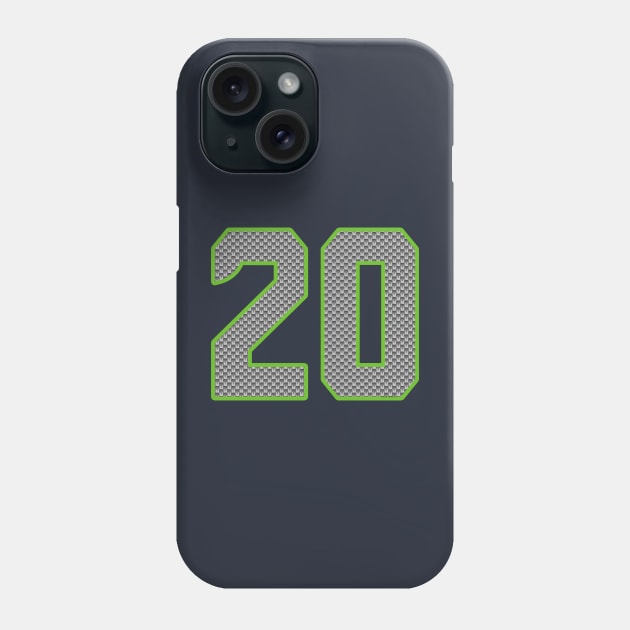 Seattle Seahawks 20 by CH3Media Phone Case by CH3Media