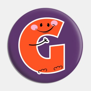 Alphabet Letter G - Engaging and Playful Initial for Children's Fun Gift Pin