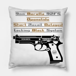 Handgun Beretta 92FS Pillow