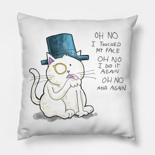 Dapper Cat - Face touch Pillow