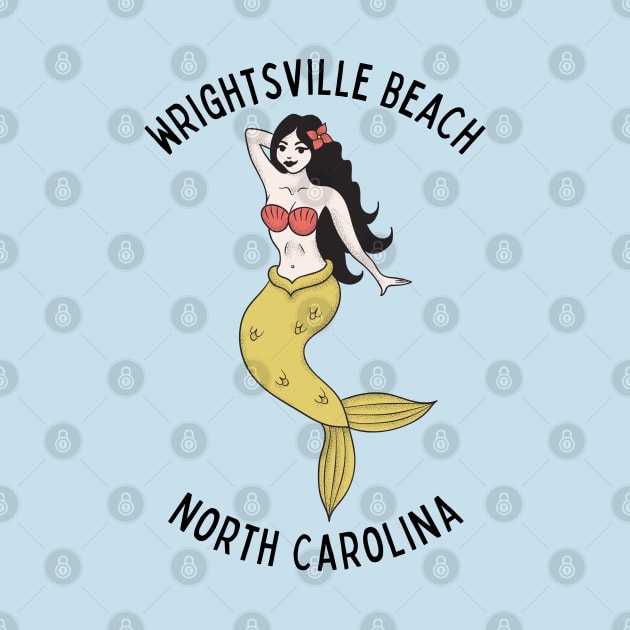 Wrightsville Beach North Carolina Mermaid by carolinafound