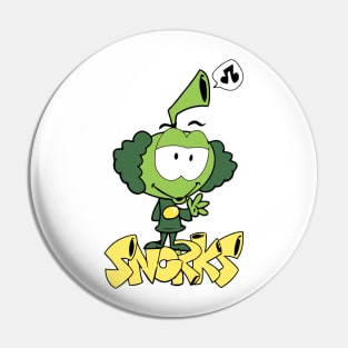 the Snorks Tooter Shelby Pin