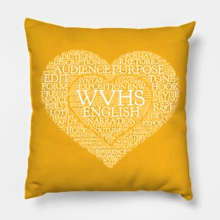 WVHS English Love Tee Shirt Pillow