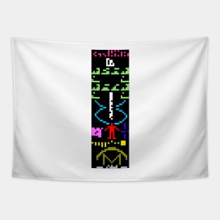 Arecibo message, computer artwork (C003/6078) Tapestry