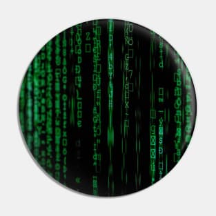 Matrix Code Pattern Pin