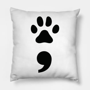Semicolon Pillow
