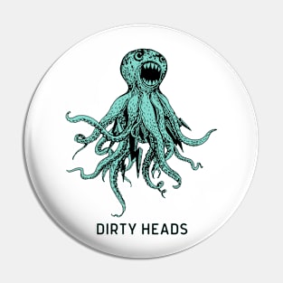 Dirty Heads Octopus Blue Pin