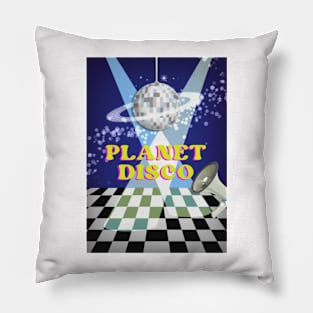 Planet disco Pillow