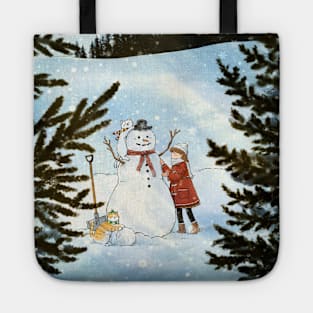 Snowman Tote