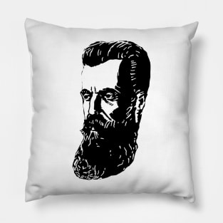 Theodor Herzl - Zionist - Zionism Pillow