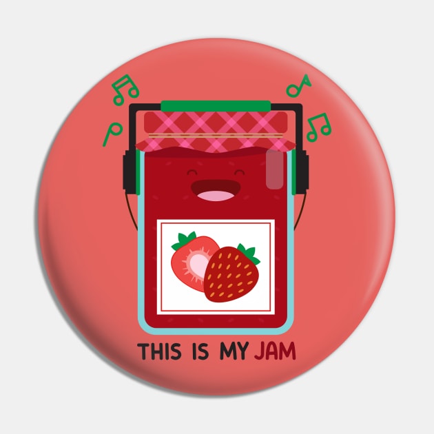 This Is My Jam Pin by StrayKoi