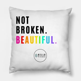 Pride- Beautiful (Black) Pillow