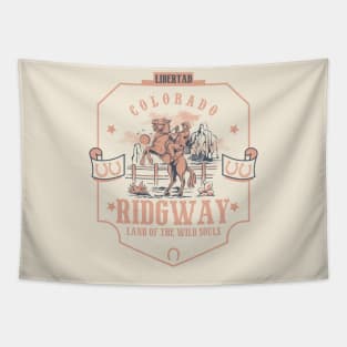 Ridgway Colorado wild west town Tapestry