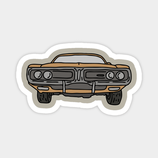 old car Magnet by fokaction