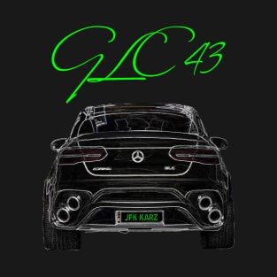 Mercedes AMG GLC 43 Car SUV Rear View T-Shirt