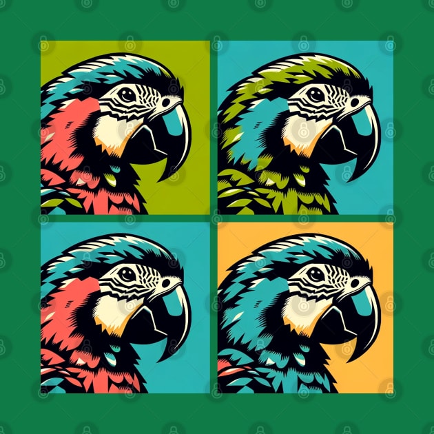 Pop Amazon Parrot Art - Cool Birds by PawPopArt