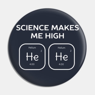 Funny Science Humor T-Shirt Pin