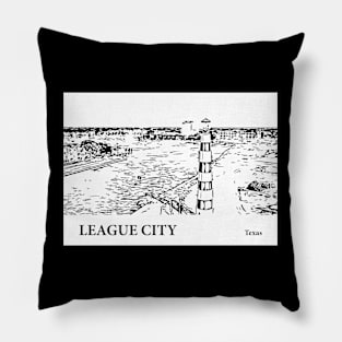 League City Texas Pillow