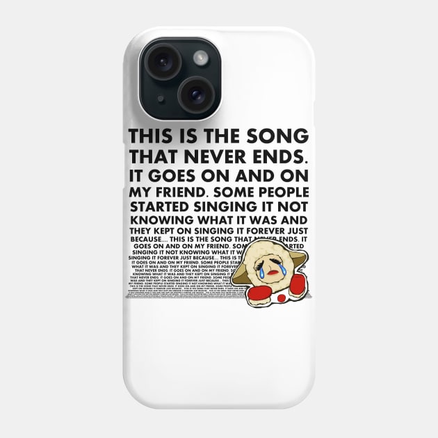 The Song That Never Ends Phone Case by ChePanArt
