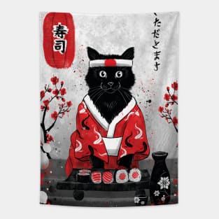 Sushi Cat Tapestry