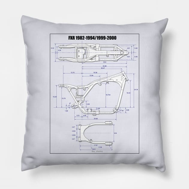 FXR blueprint Pillow by the_vtwins