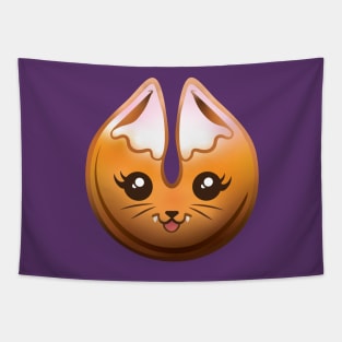 Fortune Kitty Cookie Tapestry