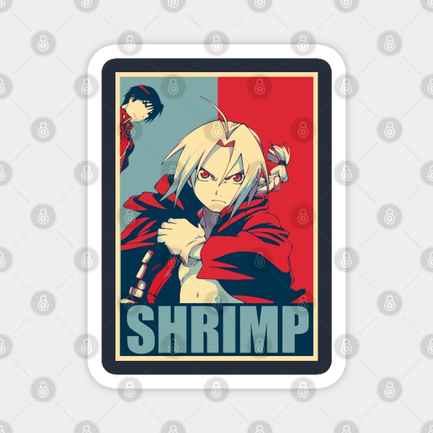 Full Metal Shrimp Magnet by kurticide