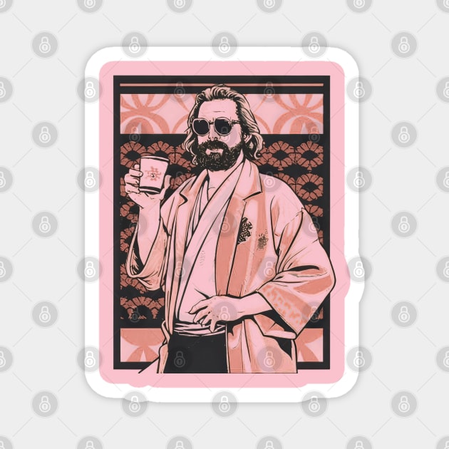 Big Lebowski Retro Magnet by Aldrvnd