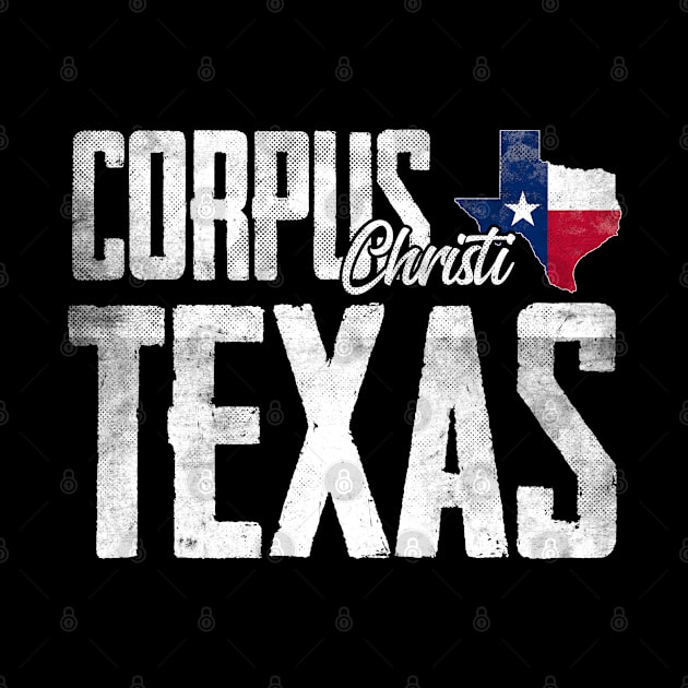 Vintage Corpus Christi Texas State Flag by Mash92