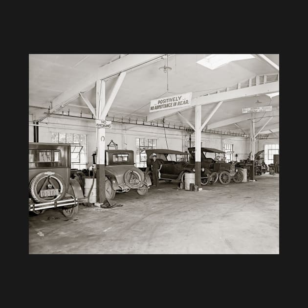 Auto Dealer Repair Shop, 1926. Vintage Photo by historyphoto