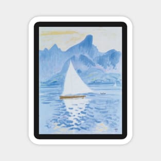 thunersee mit stockhornkette 1924 - Cuno Amiet Magnet