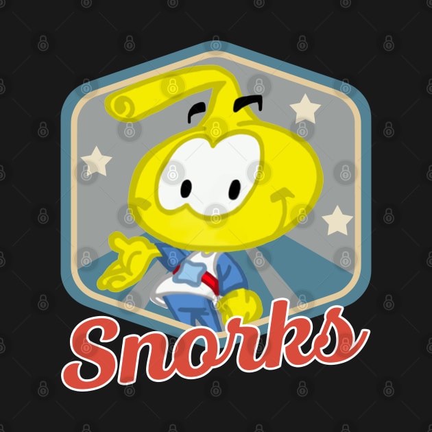 Snorkland Chronicles Commemorate the Playful Antics and Memorable Moments of Snorks Characters on a Tee by Frozen Jack monster