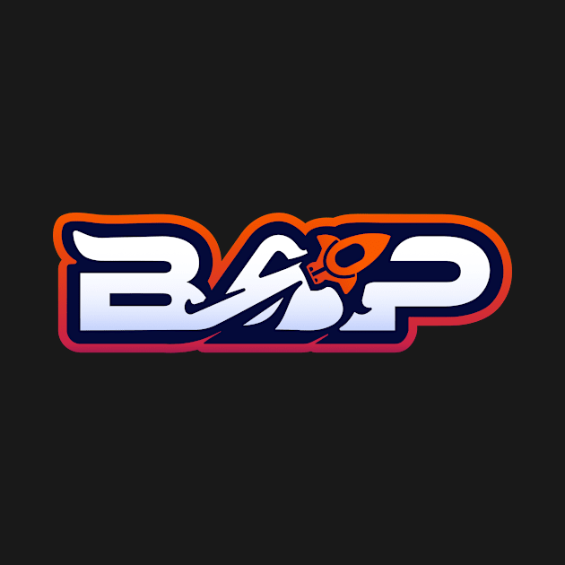BAP LOGO ( Orange Fade) by Black Astronauts Podcast Network Store
