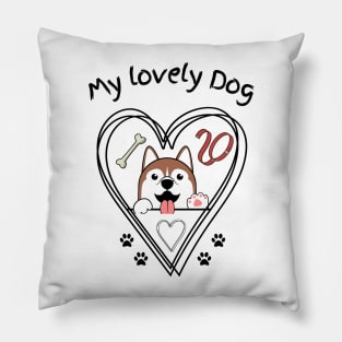 My Lovely Dog Pillow