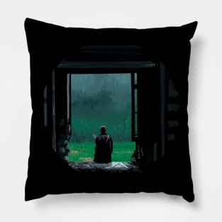 Andrei Tarkovsky's Stalker Illustration Pillow