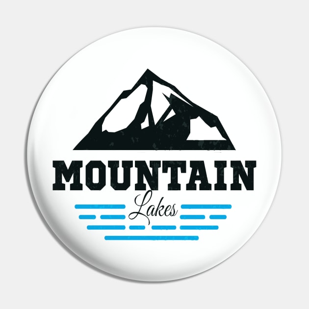 Mountain Lake Pin by Spiderwolf