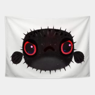 Angry puffer Tapestry