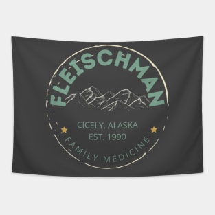 Fleischman Family Medicine Northern Exposure Cicely Alaska Tapestry