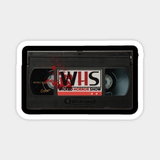 Wicked Horror Show VHS logo Magnet