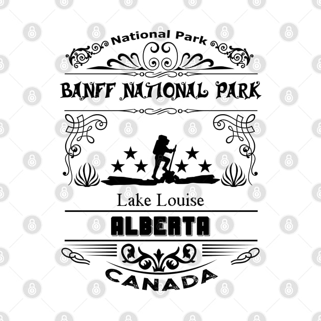 Banff National Park Alberta Canada travel souvenir by artsytee