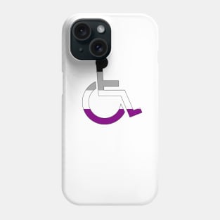 Disabled Asexual Pride Phone Case