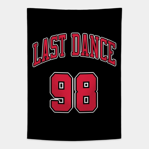 Last Dance 98 Bulls Tapestry by lockdownmnl09