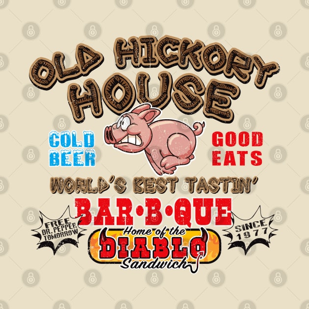 Old Hickory House BBQ Smokey and the Bandit by Alema Art