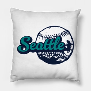 Seattle Baseball Pillow